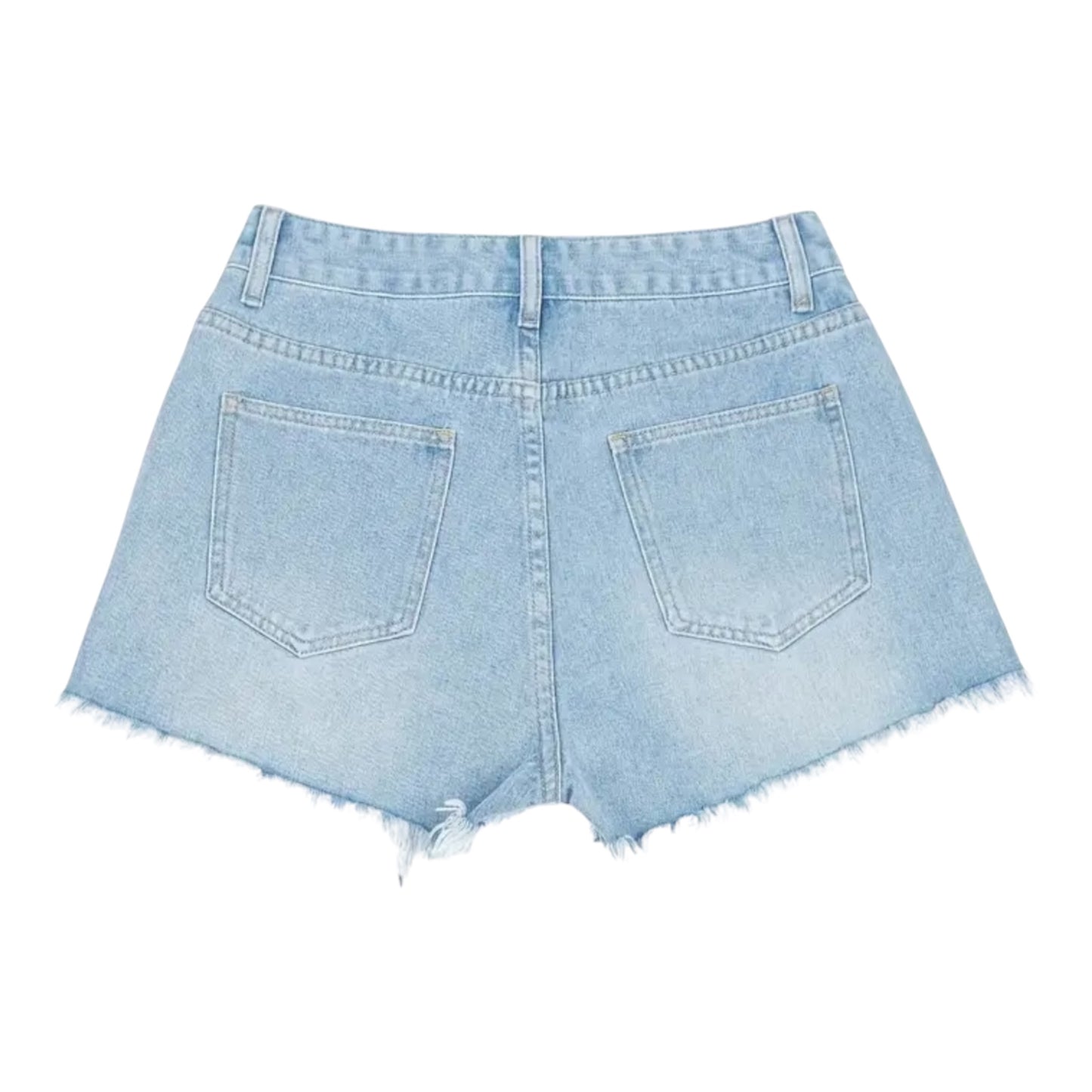 Short Vaquero Desgastado Mujer