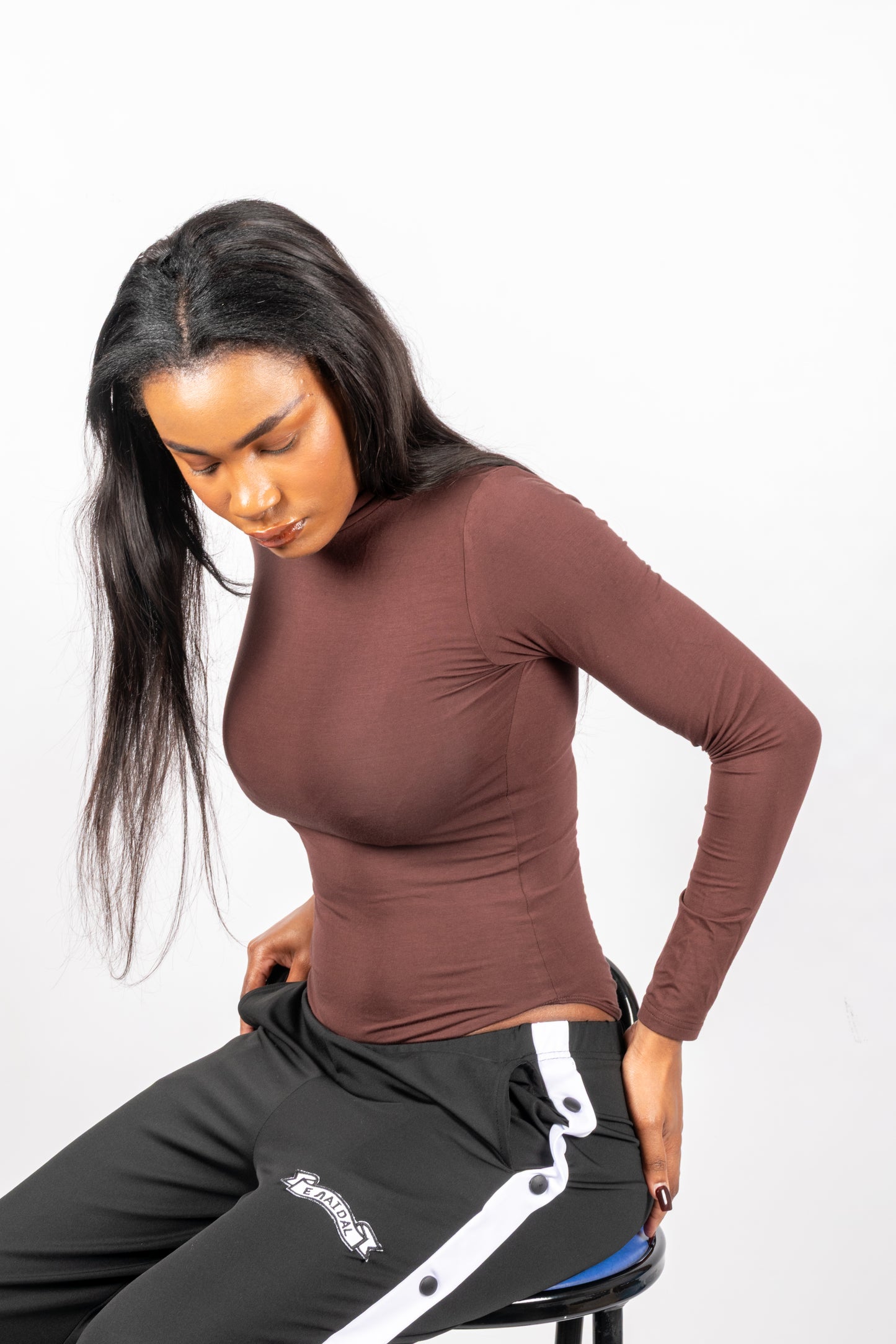 Body de Mujer con Cuello Alto – Manga Larga
