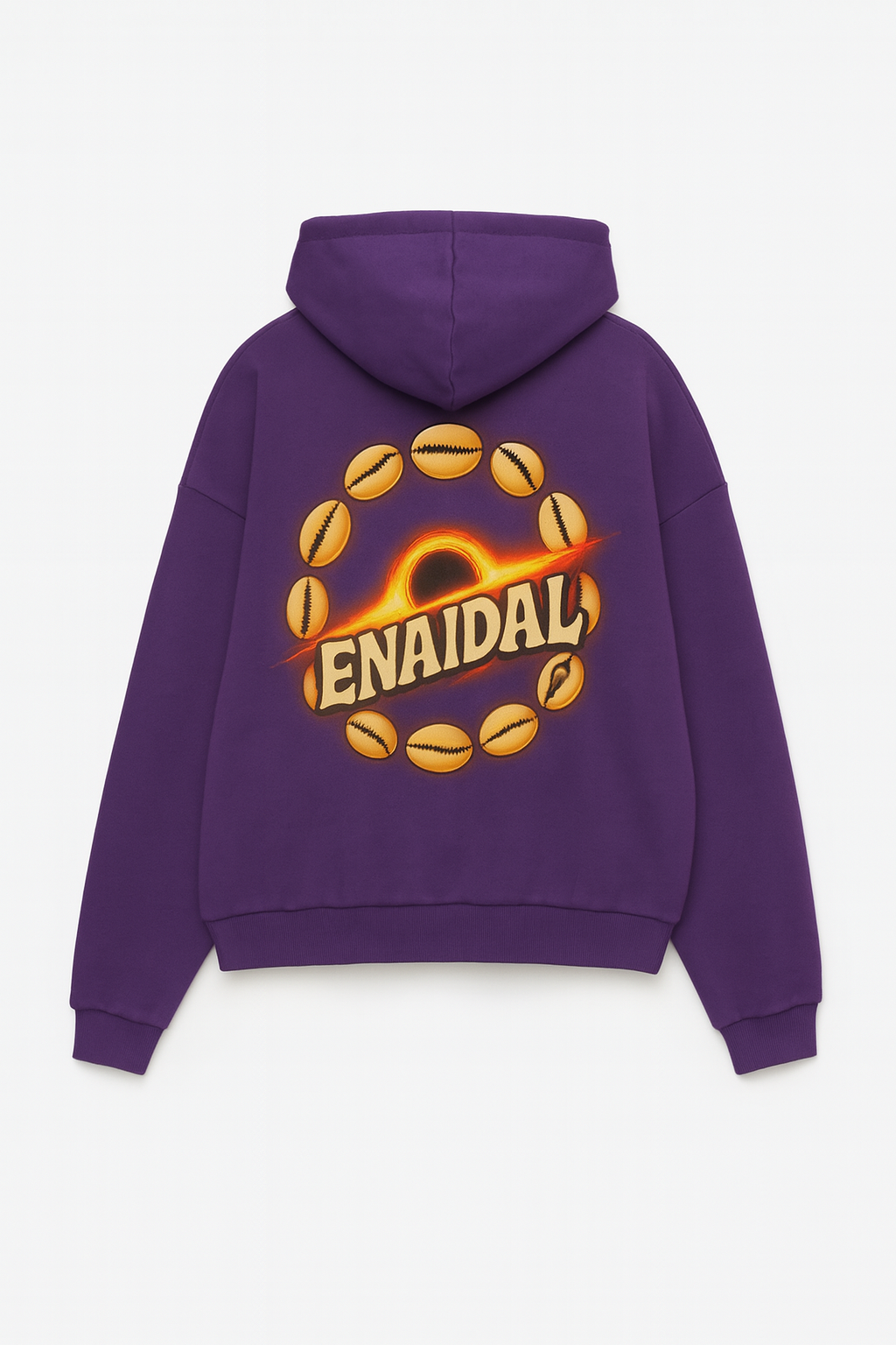 Hoodie Caury Leyenda Morada Oversized