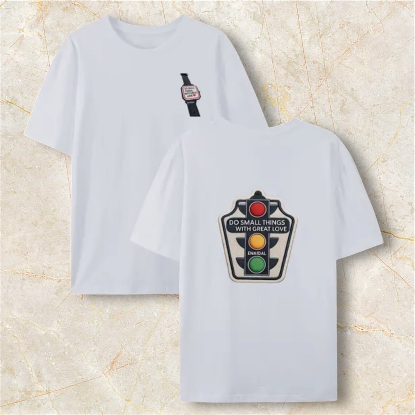 Camiseta Unisex Casual con Print