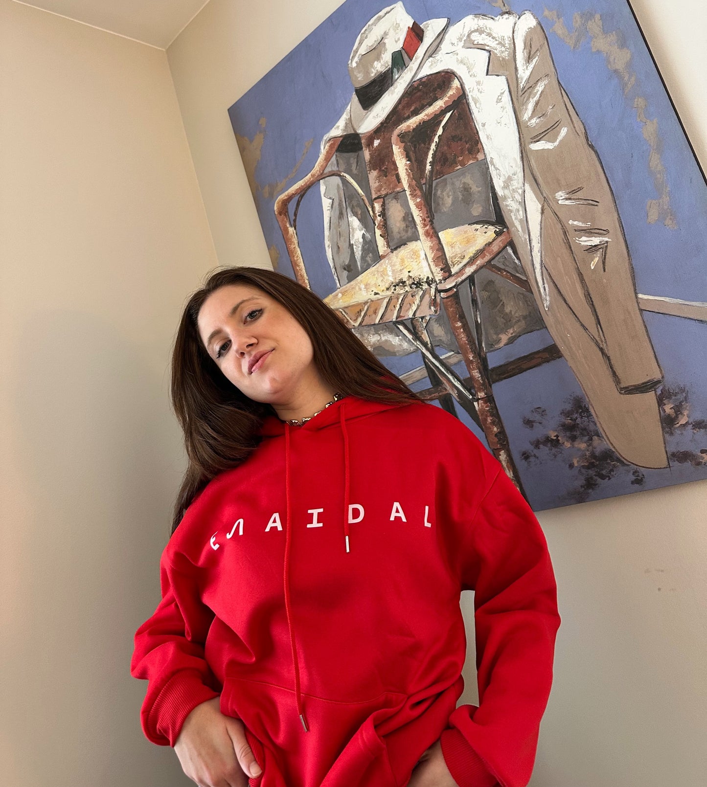 Sudadera oversize print
