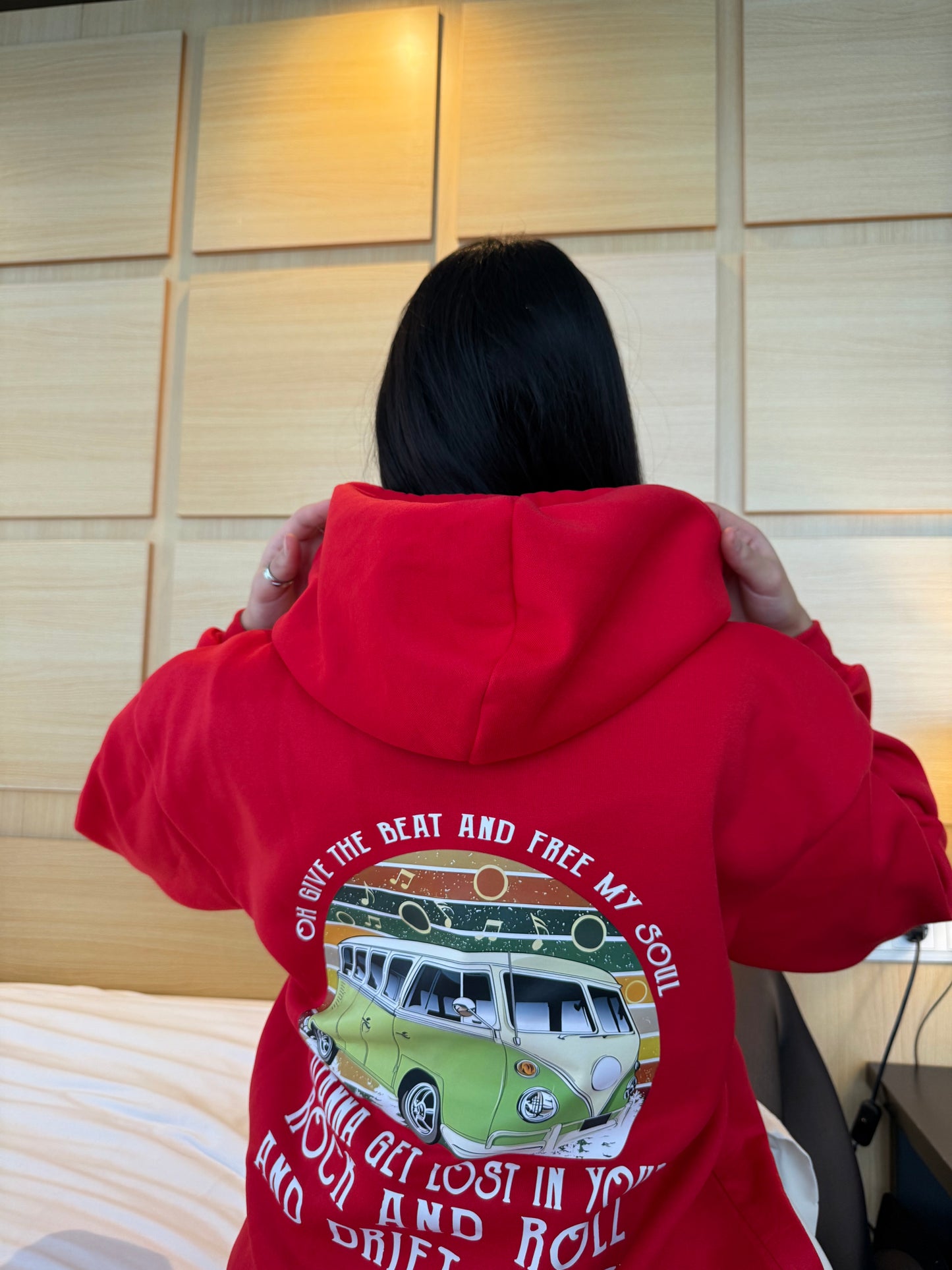 Sudadera oversize print