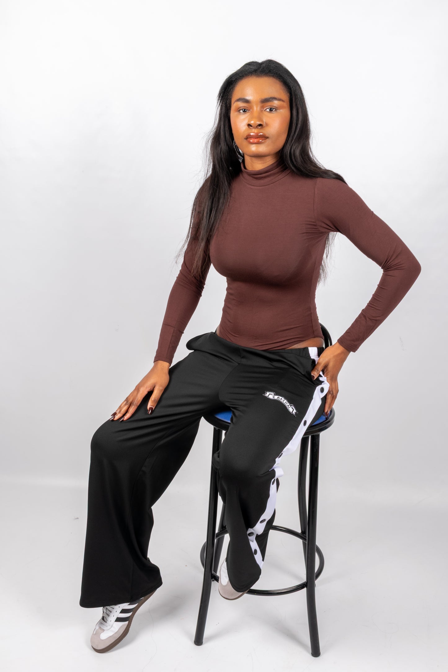 Body de Mujer con Cuello Alto – Manga Larga