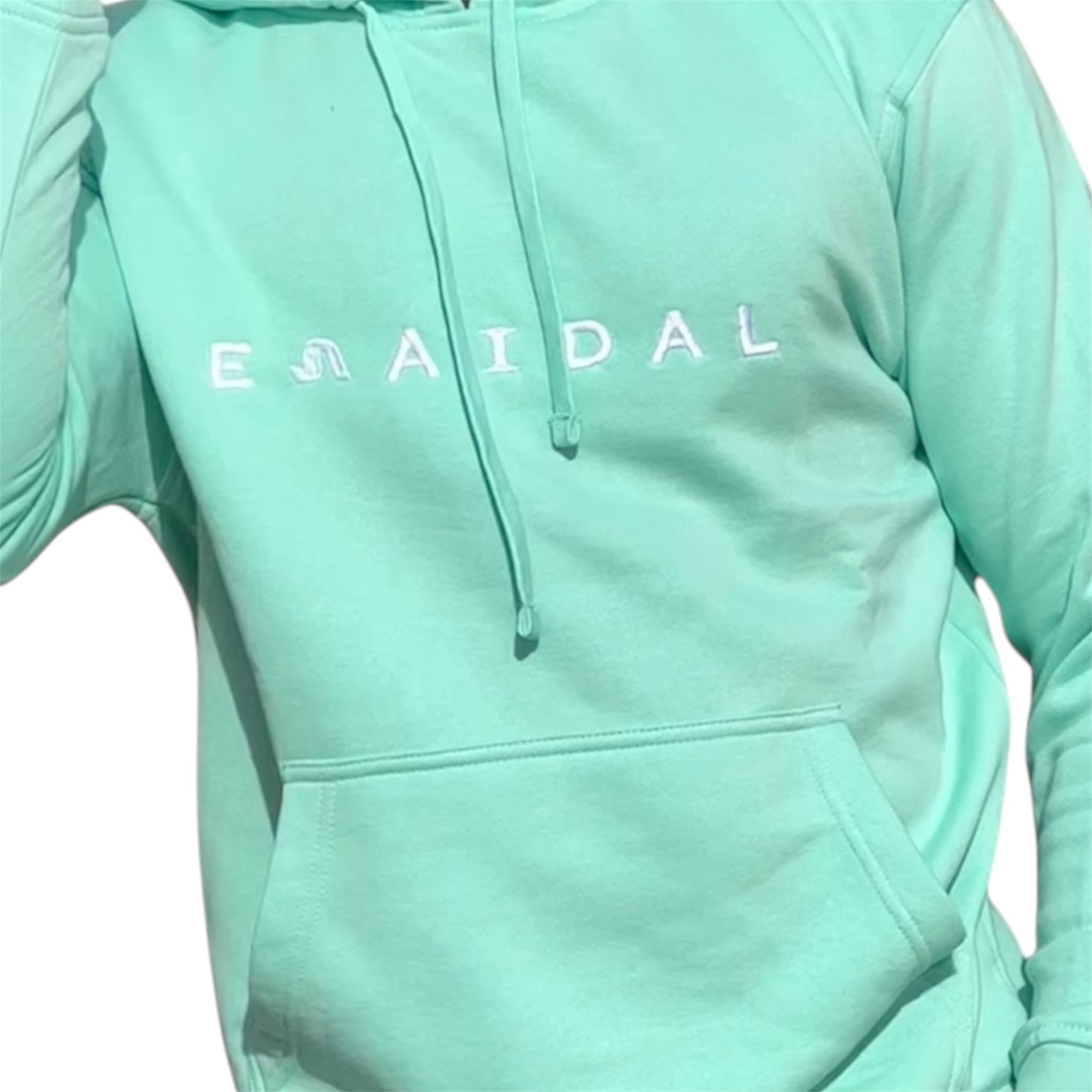 Sudadera con capucha de cordón ajuste a tono (unisex)