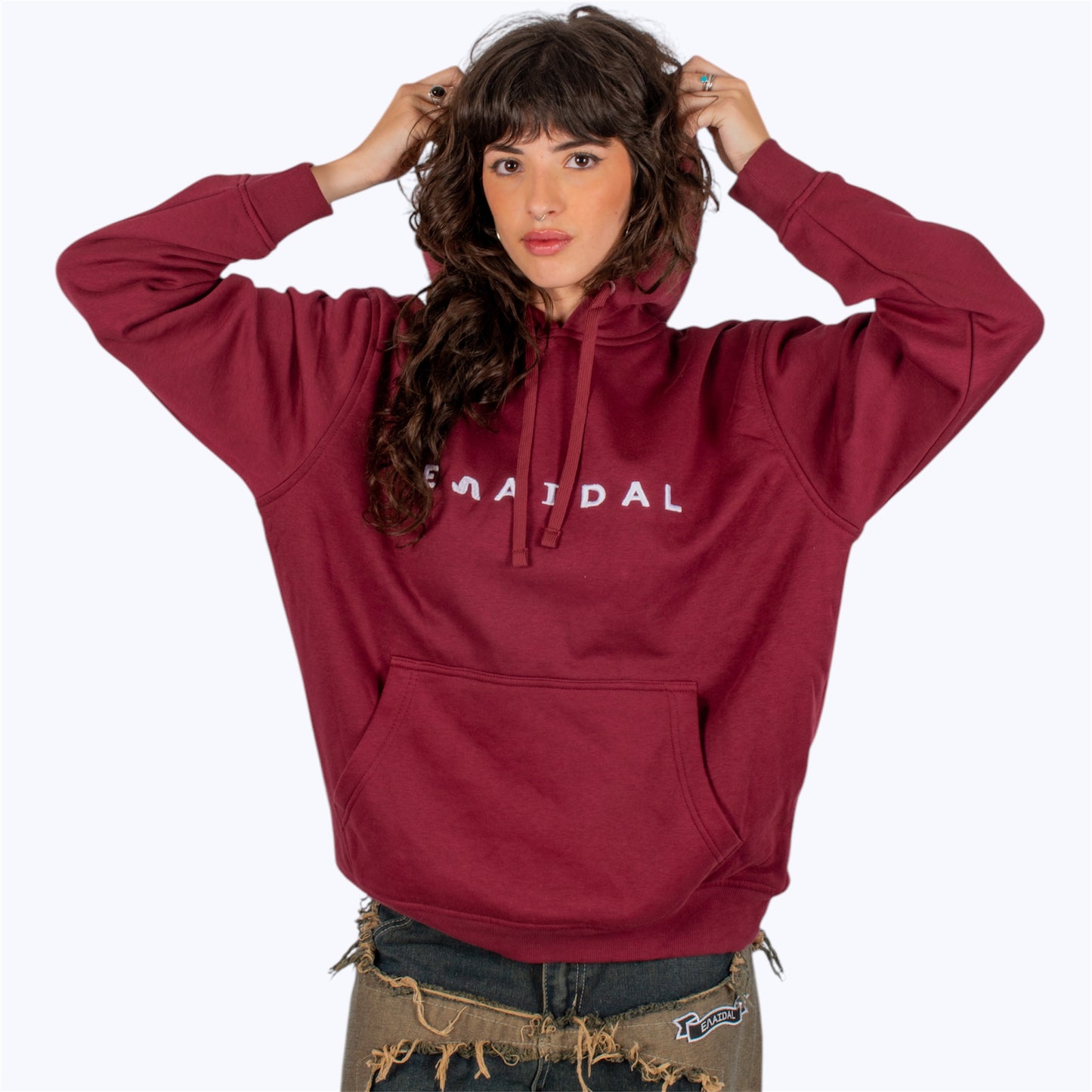 Sudadera Con capucha Cordón de Ajuste a Tono (unisex)