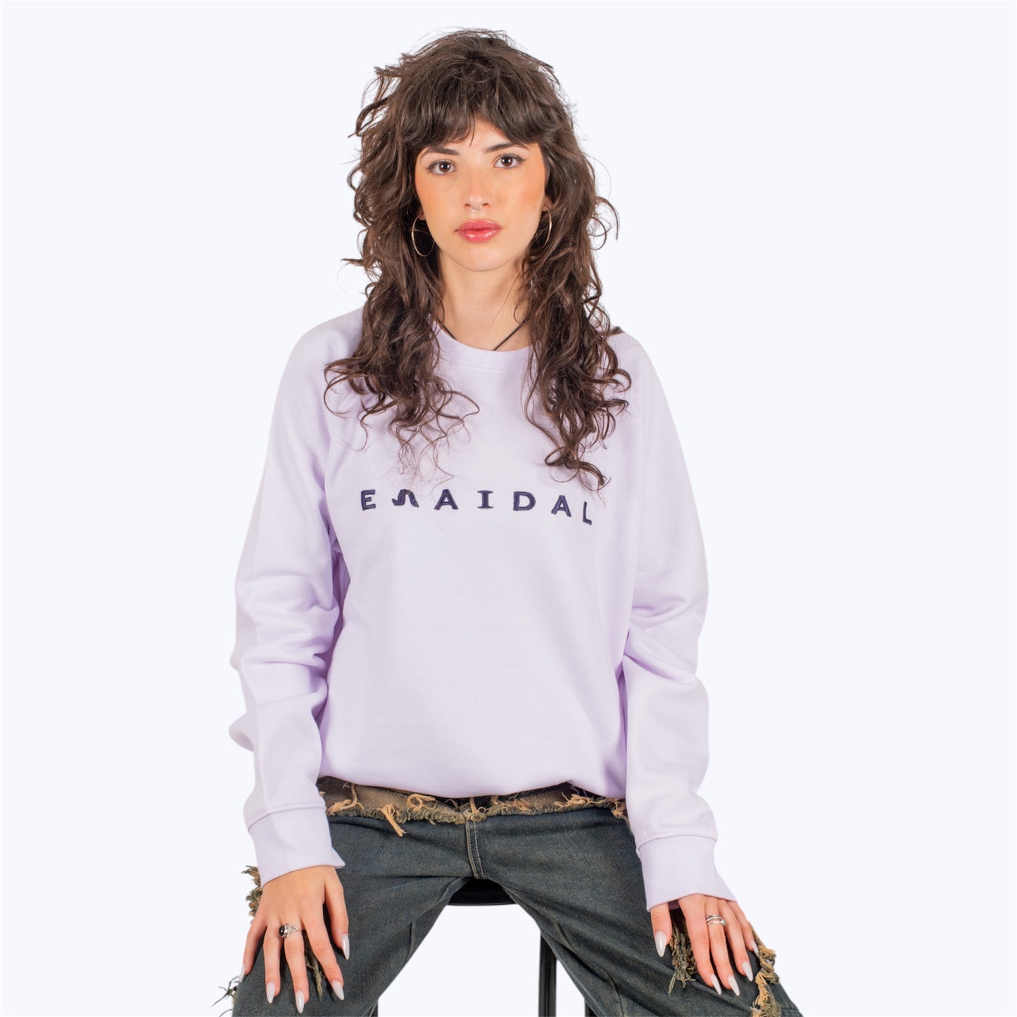 Sudadera doble costura en cuello
