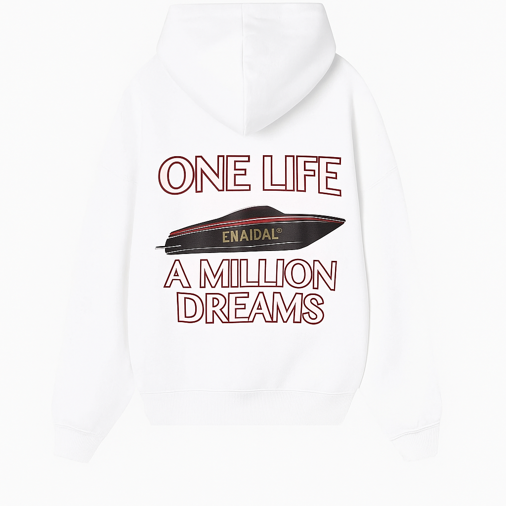 Sudadera unisex con capucha - One Life, A
Million Dreams