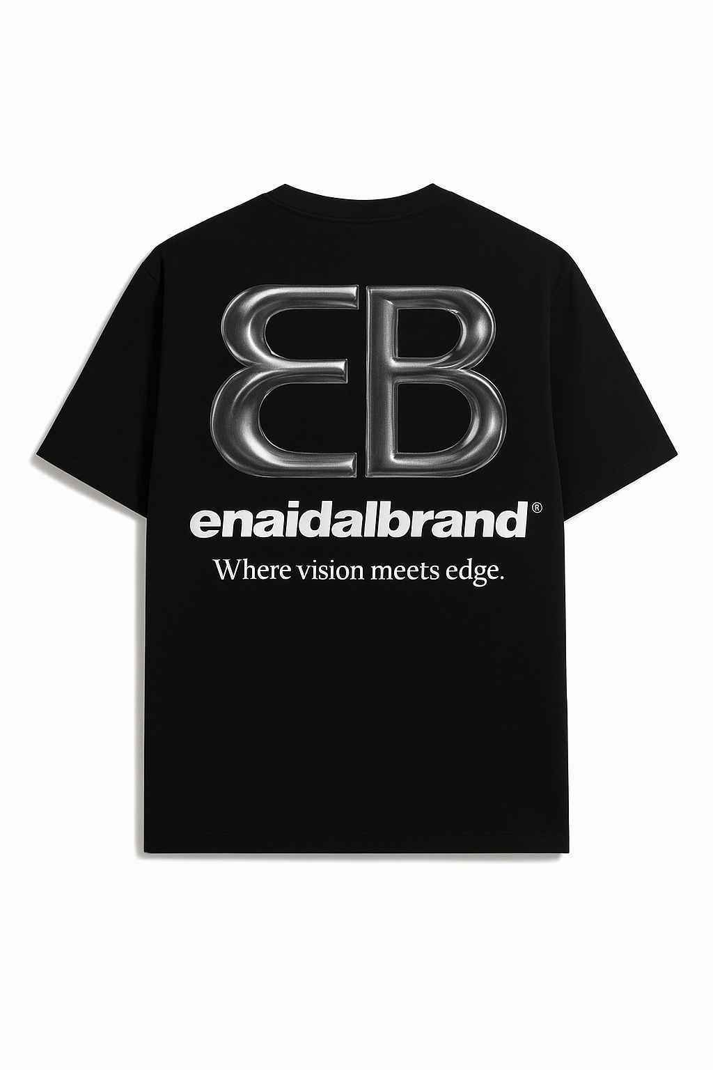 Camiseta Oversize “Chrome Vision” Black