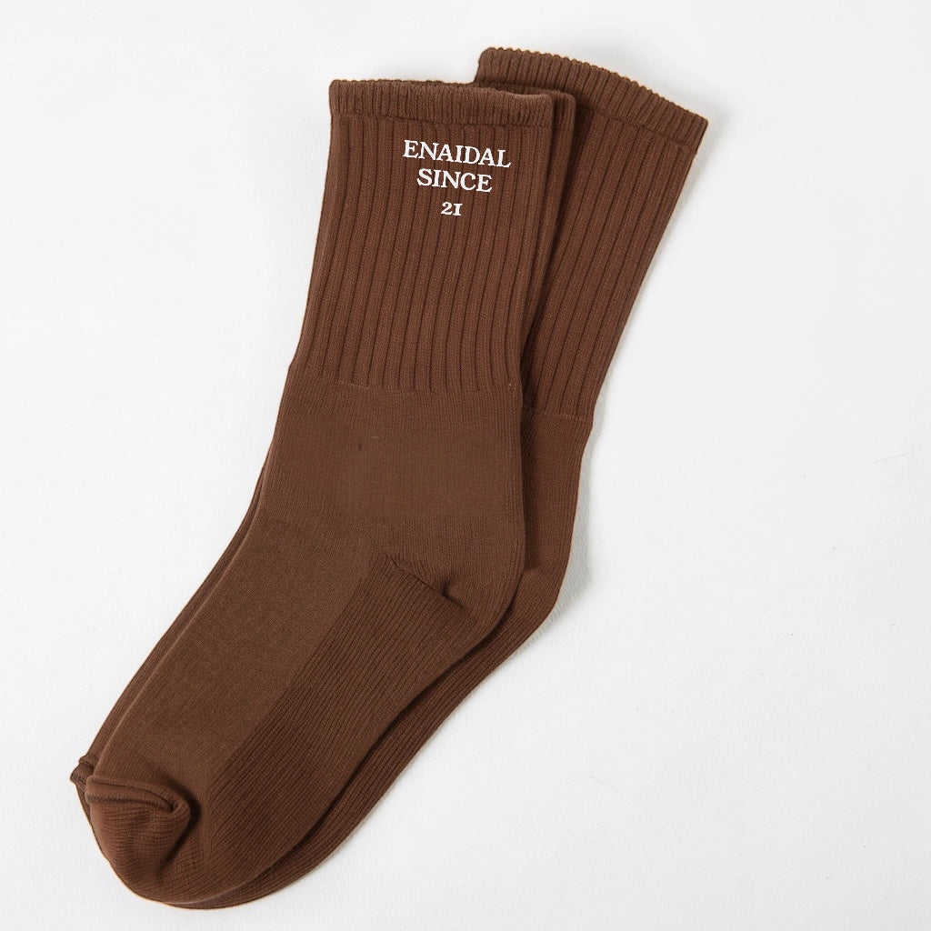 Unisex embroidered socks