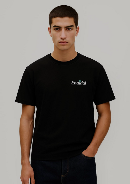 Camiseta básica unisex con cuello redondo