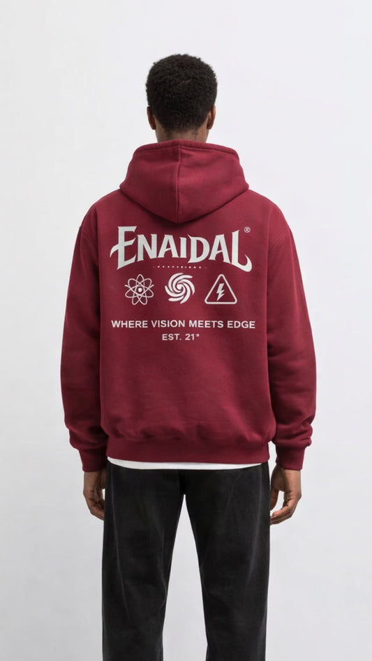 Sudadera con Capucha "Vision Meets Edge"