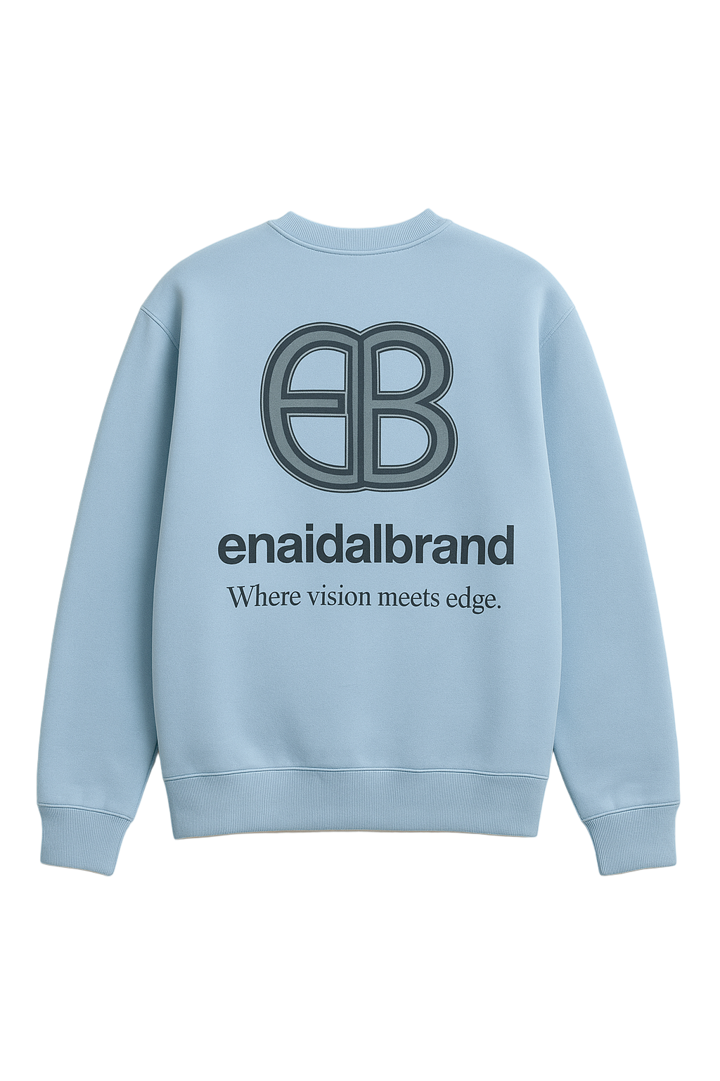Sudadera Oversize EB - Azul Claro (Premium)