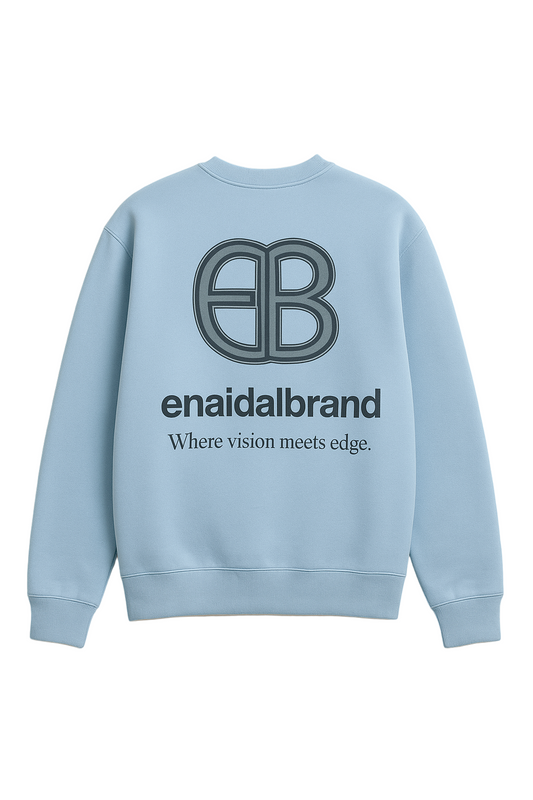 Sudadera Oversize EB - Azul Claro (Premium)
