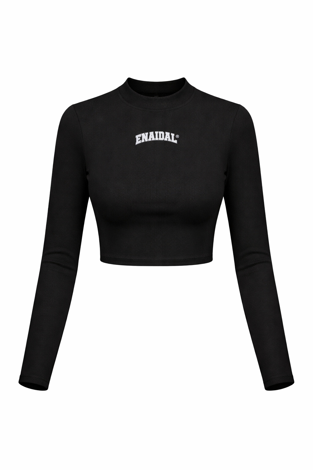 Mock Neck Crop Top