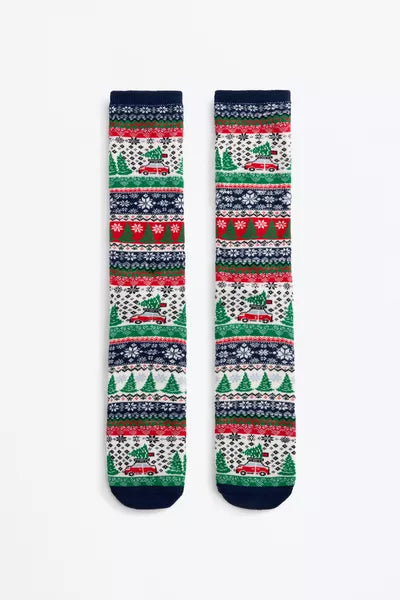 Calcetines Navideños Fair Isle