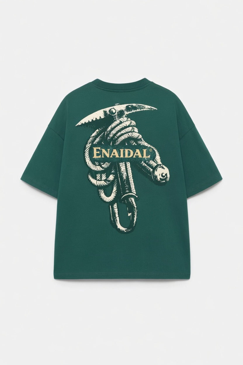 Camiseta oversize con estampado trasero