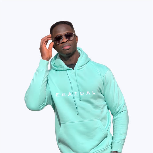 Sudadera con capucha de cordón ajuste a tono (unisex)