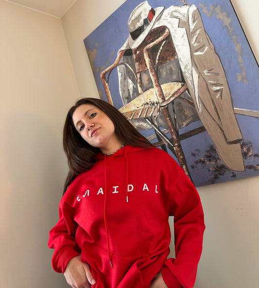 Sudadera oversize print