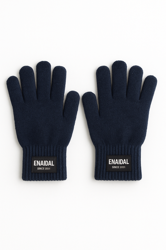 Guantes de lana-Azul marino