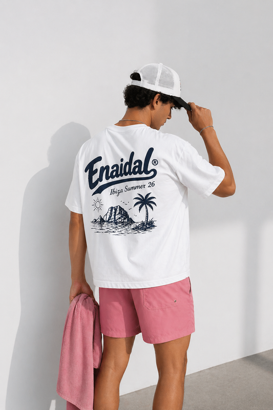 Coastal Island Print Tee – Summer 26 Edition