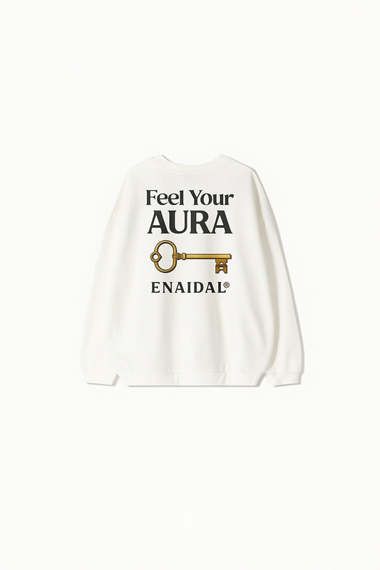 Sudadera Oversizecon Diseño “Feel Your AURA”