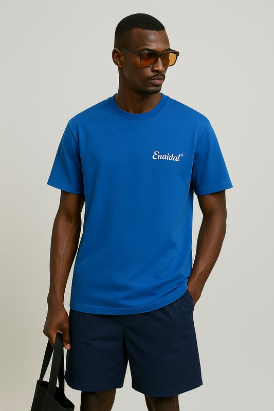 Camiseta básica unisex con cuello redondo