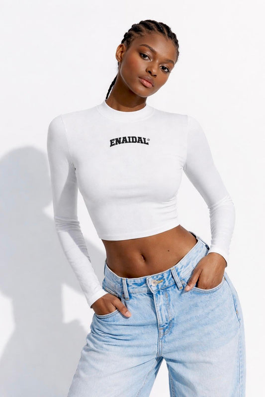 Mock Neck Crop Top (copia)