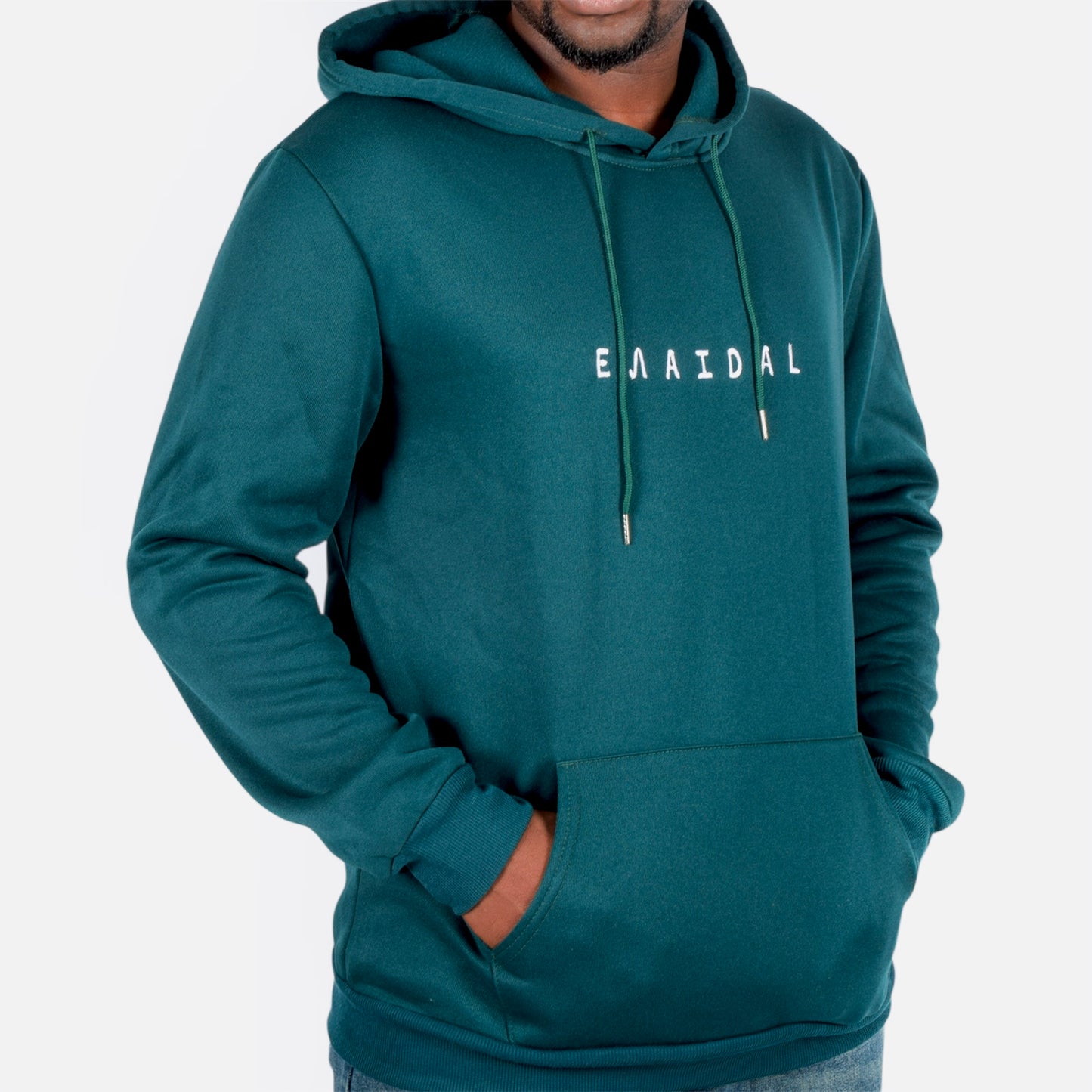 Unisex Casual Knit Hooded Sweatshirt