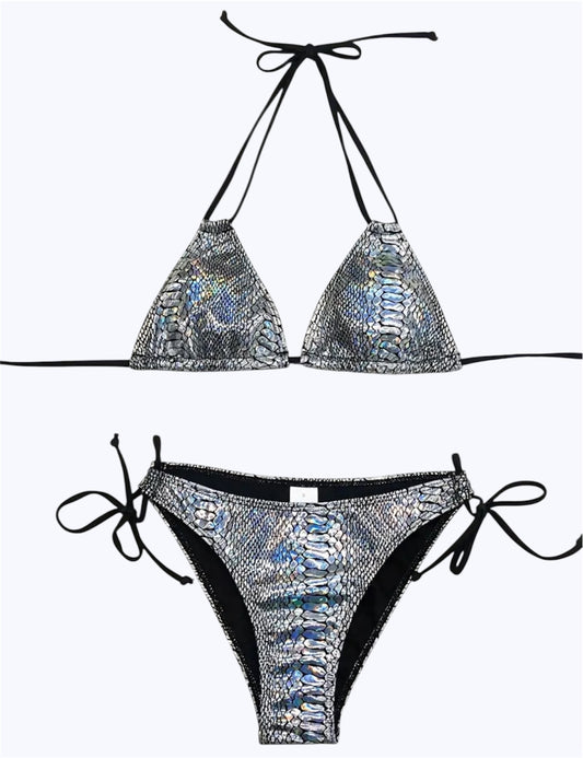 Bikini con lentejuelas para mujer – brillo y estilo para el verano