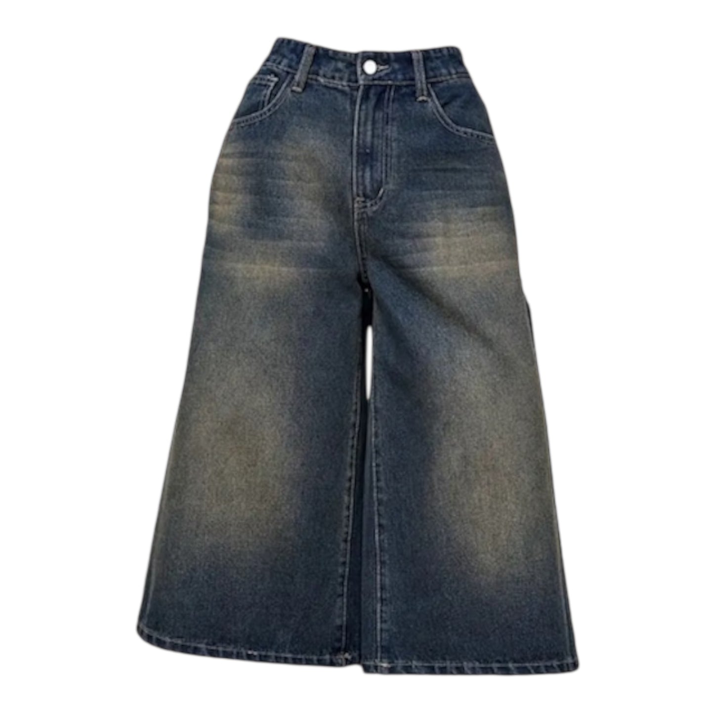 Pantalones cortos oversize para mujer – estilo denim