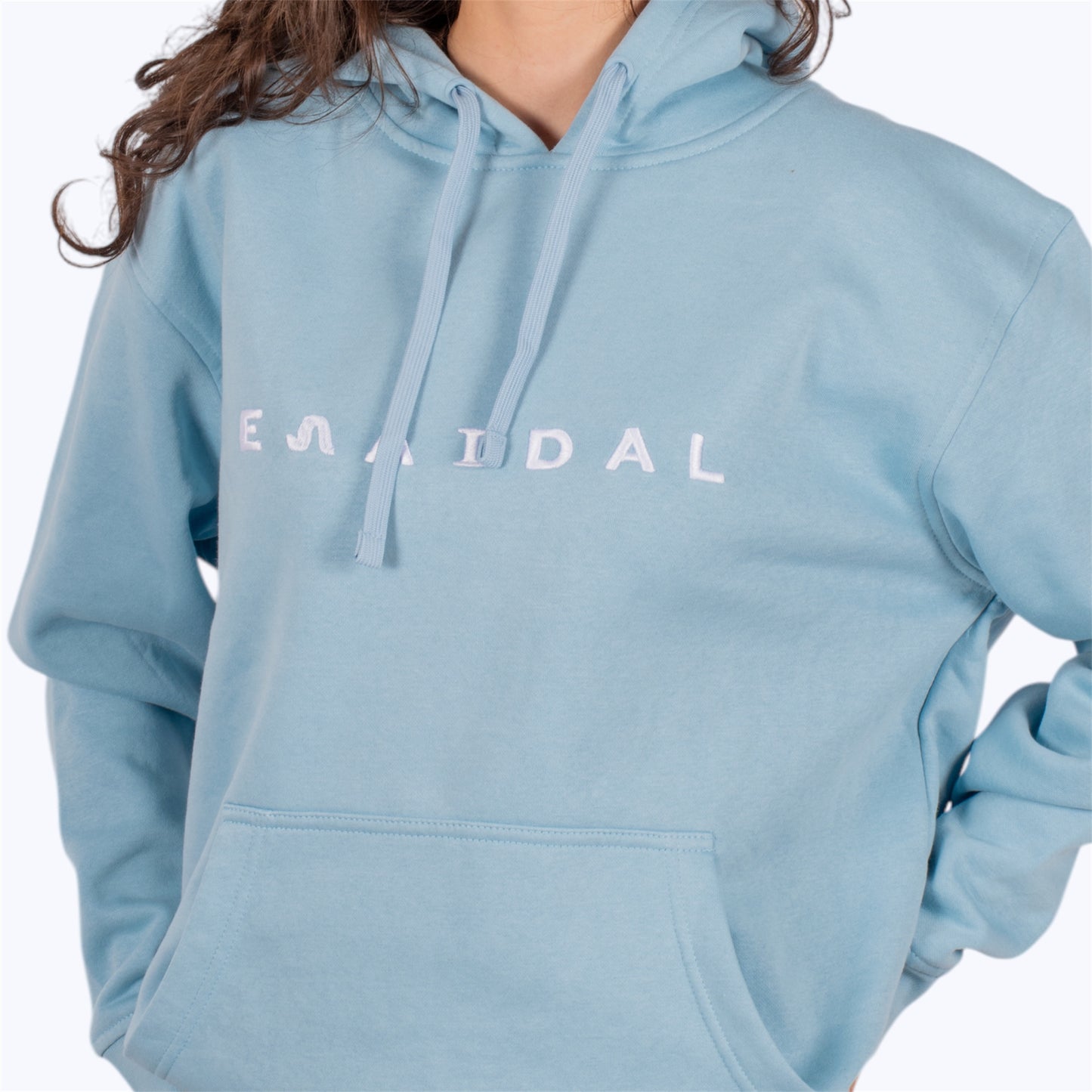 Sudadera con capucha de cordón ajuste a tono (unisex)