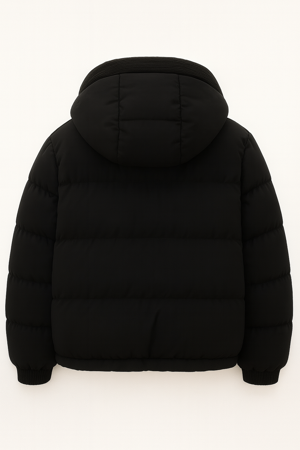 Chaqueta Acolchada con Detalles en Pana